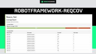 ROBOT FRAMEWORK: NOVA BIBLIOTECA PARA ANALISE COBERTURA DE REQUISITO EM TESTE