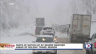 Severe weather hits ahead of Thanksgiving Day travel