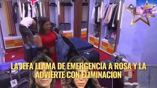 LA JEFA LLAMA DE EMERGENCIA A ROSA Y LA ADVIERTE CON ELIMINACION EN LCDLF ALL STARS