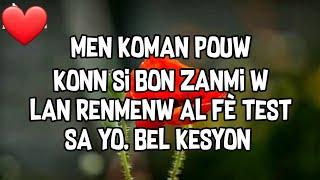 men koman pouw teste yon zanmiw pouw konn si l renmenw