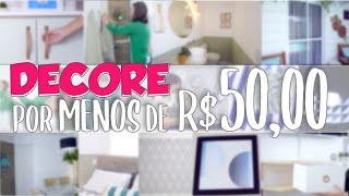 10 ideias para Decorar a casa Gastando Pouco   Menos de 50 reais