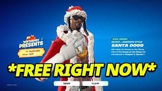 How to *ACTUALLY* Open The Santa Dogg Snoopdogg Skin For FREE in Fortnite Winterfest Presents