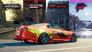 TOYOTA SUPRA in NFS Games + Mods