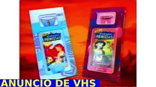 Anuncio colección de princesas de Disney VHS comercial