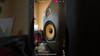 AMIR.pr0d plays INSANE NEW BEATS on IG Live  [3/19]