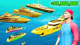 Ich KLAUE alle GOLD YACHTEN in GTA 5 RP!