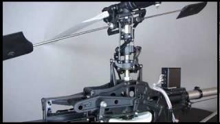 RC Helicopter Rotor Head in Action