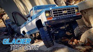 Rc cars / EAZYRC GLACIER Tire & Wheel & Shock Absorber UPGRADE Test drive.  / 1:18 SCALE