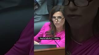 Rep. Nancy Mace tells Secret Service director she's "full of s---" #shorts