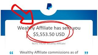 Wealthy Affiliate Review - Proof of Earning With Wealthy Affiliate