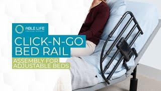 How to Assemble the Able Life Click-N-Go Extendable Bed Rail on Adjustable Beds