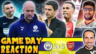 Arsenal Robbed? Heroic Defending But Heartbroken! Manchester City 2-2 Arsenal Highlights