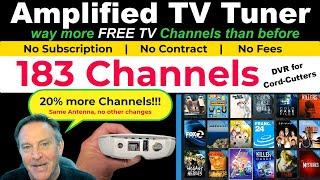 Amplified TV Tuner from Tablo yields More Channels and No Fees