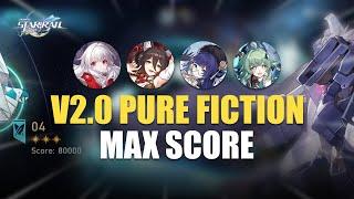 THIS CLARA TEAM COMP DELETE v2.0 Pure Fiction | Max Score Run as F2P | Honkai: Star Rail