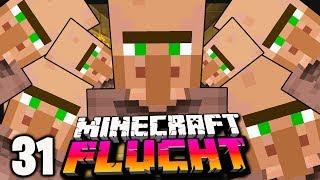 In diesen KAPSELN können über 50 Dorfbewohner leben!  Minecraft: Flucht