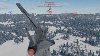 F-14A Kvochur’s Bell Manoeuvre (Also 1v3) | War Thunder