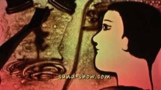 Sand art show "Love story"  Песочное шоу "История любви"  "Sand-Show" studio