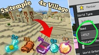 Minecraft Huge Village And Desert Temple Seed