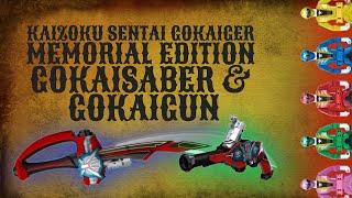 The Kaizoku Sentai Gokaiger Memorial Edition GokaiSaber & Gun Set Review! (ゴーカイサーベル) English Review