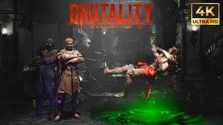 MK1 All 8 Noob Saibot Brutalities (Premium Unlocks) | Mortal Kombat 1: Khaos Reigns DLC