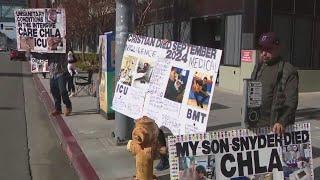 Families protest at Children's Hospital LA, say hospital misled them over procedure dangers