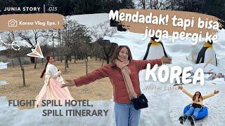 Korea Vlog  #1 | ️ Jakarta to Seoul Winter Edition, Hotel Near Myeongdong, Seoul place to go