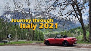 Journey through Italy in Mazda MX-5 ND (May 2021, Italian Alps, Tuscany, Lake Garda, Passo Stelvio)