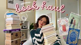 my BIGGEST book unboxing haul EVER! 