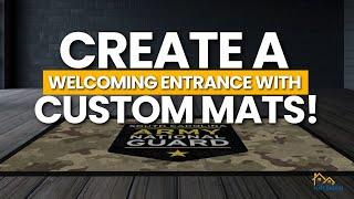 Create a Welcoming Entrance with Custom Mats