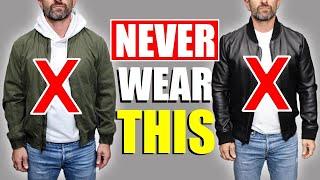 STOP Wearing a Bomber Jacket WRONG (10 Bomber Wearing Do's & DON'Ts)