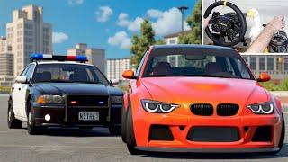 Escaping the Cops in BeamNG!