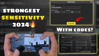 NEW UPDATE 3.4BEST SENSITIVITY CODE + CONTROL SETTINGS PUBG MOBILE/BGMI SENSITIVITY 2024