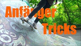 5 leichte Anfänger SKATEBOARD TRICKS!