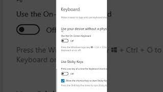 How to Enable On Screen Keyboard in Windows 10 - Two Methods