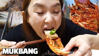 리얼먹방:) 김장김치엔 역시 보쌈!!ㅣKimjang KimchiㅣBossamㅣREAL SOUNDㅣASMR MUKBANGㅣEATING SHOWㅣ