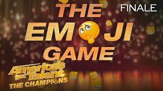 LOL! The Judges Have A Hard Time With This Emoji Game! - America's Got Talent: The Champions