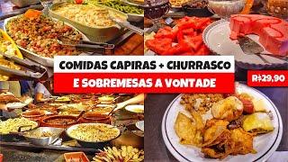 COMIDAS + CHURRASCO E SOBREMESAS A VONTADE POR R$29,90 EM SÃO PAULO 2024