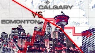 Calgary Vs Edmonton. The Battle Of Alberta... #edmonton #calgaryrealestate