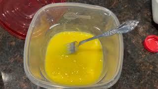 Egg Hack How to cook scrambled eggs in a microwave in under 2 minutes.