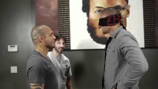 Ultimate Stare Down! Boxer Miguel Cotto vs MMA Fighter Brendan Schaub