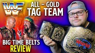 Classic WWF All Gold Tag Team by BIG TIME BELTS