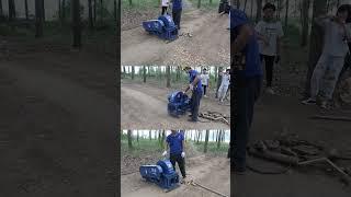 industrial wood chipper