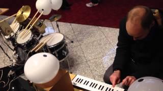 A Real Drummer Trying our Drumbot