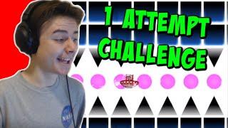 1 ATTEMPT CHALLENGE IN GEOMETRY DASH! (CC Challenges) | ChrisCredible