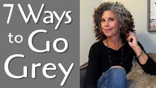 The 7 Best Ways to Go Grey | How to Go Grey From Colored Hair ~ Grey Hair Transition