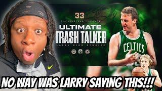 REACTING TO Larry Bird STORIES that prove he's the BEST TRASH TALKER