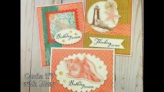 “SEASIDE” ~ 3 CARD TUTORIALS ~ CTMH