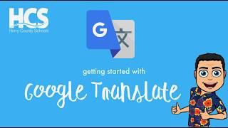 Getting Started with "Google Translate" Tutorial