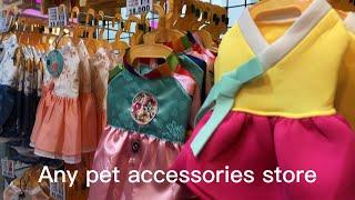 Any beautiful and cute pet accessories store in myeongdong Seoul, Korea