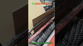 Dual 30kW Fine-Tooth Twin Shaft Shredder | PVC Board Shredding Machine for Plastic Recycling